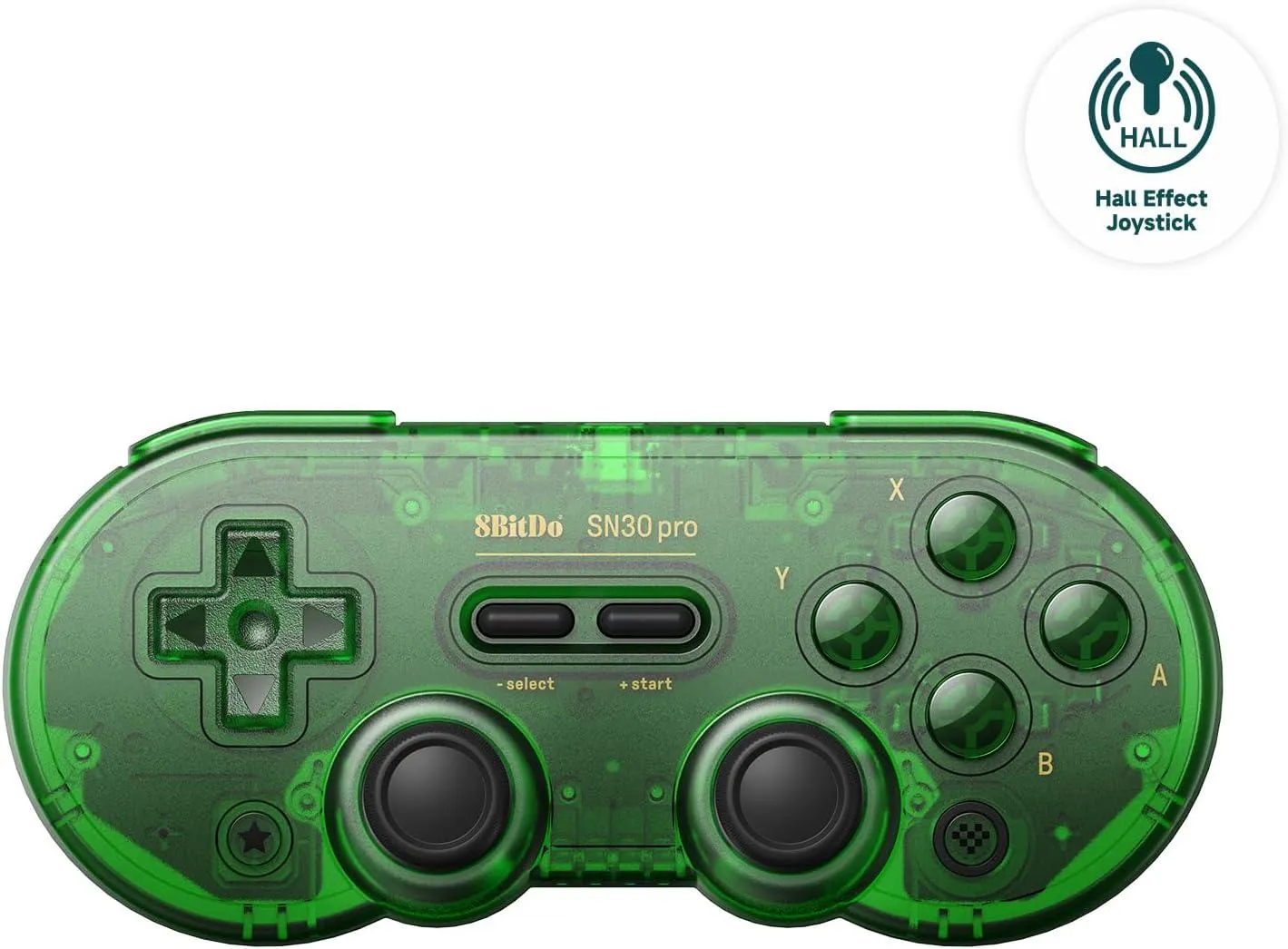 8Bitdo Sn30 Pro Bluetooth Kablosuz Hall Effect Oyun Kolu Jade Yeşil- Nintendo Switch/Switch 2, PC, macOS, Android, Steam Deck & Raspberry Pi