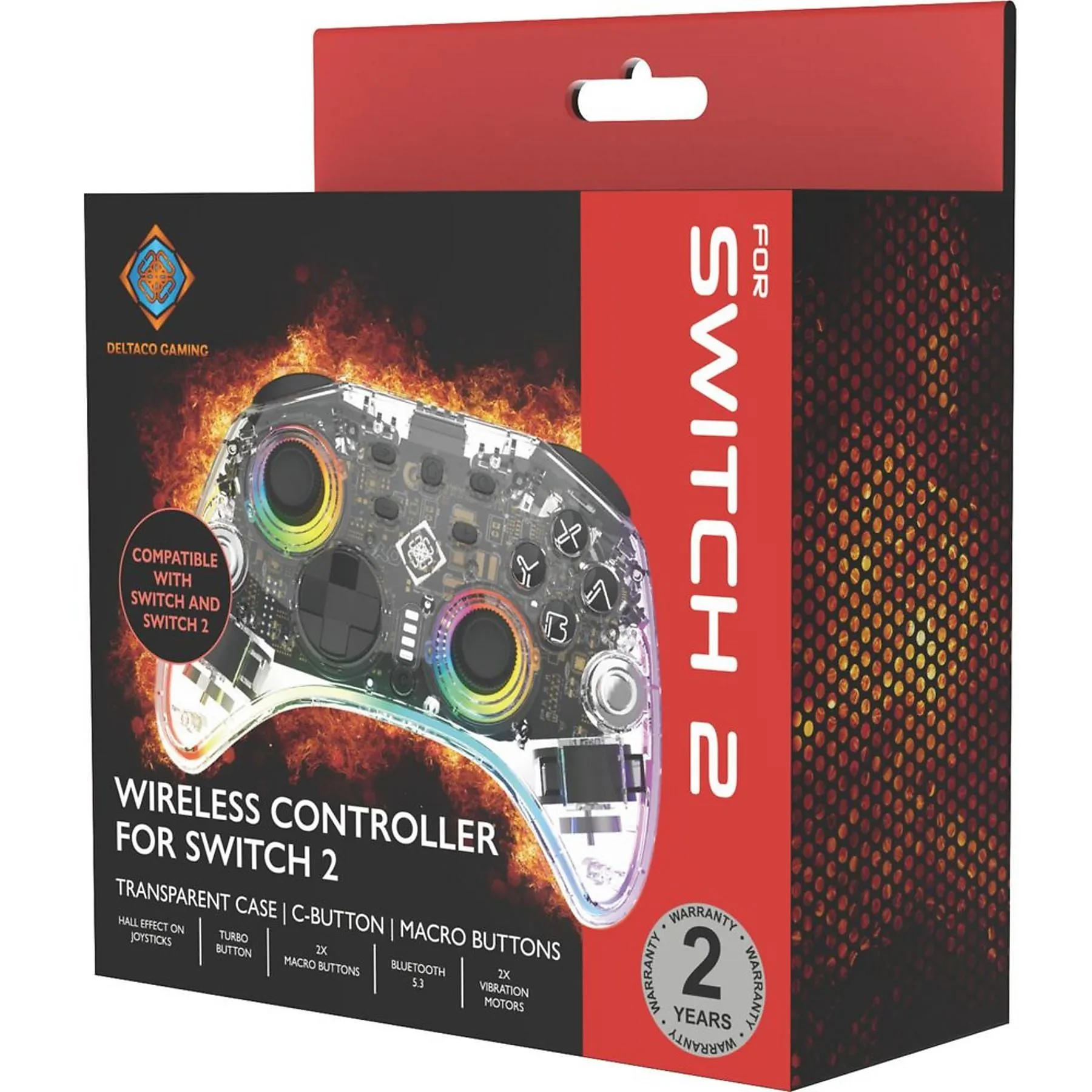 Deltaco Kablosuz Gamepad Oyun Kolu Nintendo Switch 2 Uyumlu