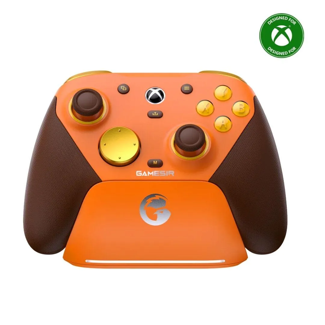 GameSir G7 Pro 3 Mod Kablolu TMR Sticks, Hall Effect Analog Controller Xbox Series X|S, Xbox One, Android ve Windows Orange turuncu