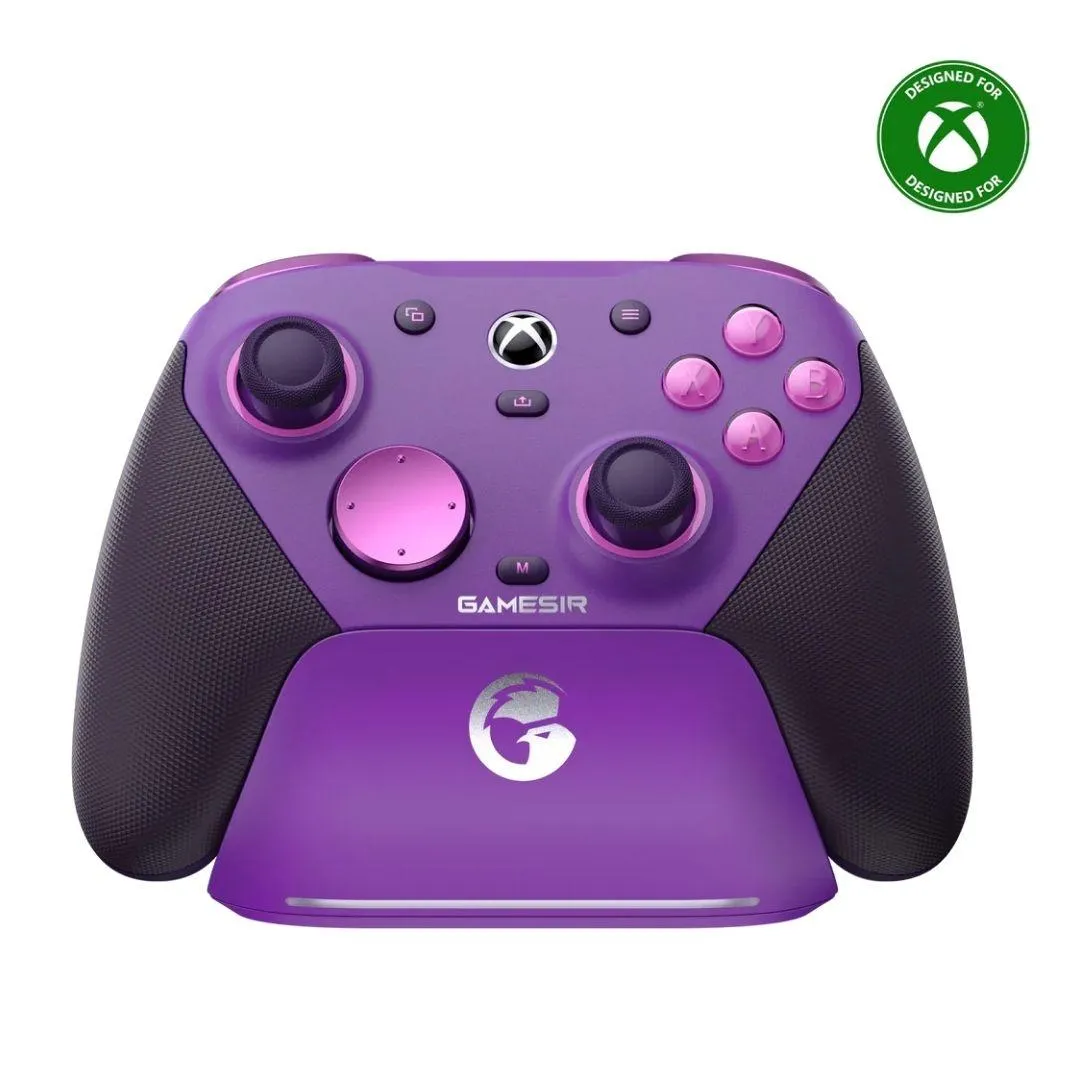 GameSir G7 Pro 3 Mod Kablolu TMR Sticks, Hall Effect Analog Controller Xbox Series X|S, Xbox One, Android ve Windows Purple Mor