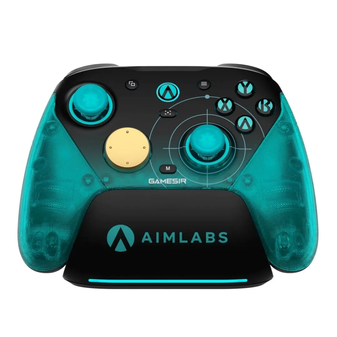 GameSir G7 Pro 8K PC (Aimlabs Edition) – 8000Hz Ultra Kablosuz E-Spor Kontrolcüsü Kablosuz 3 Mod TMR Sticks, Hall Effect Analog Controller 
