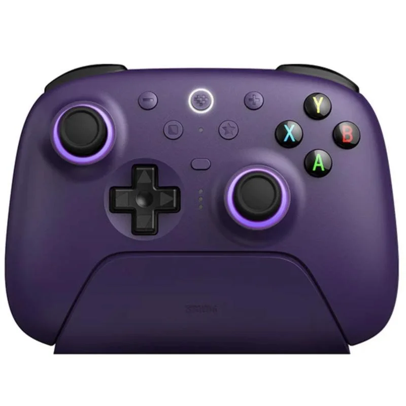 8Bitdo Ultimate 2 Kablosuz Oyun Kolu Windows & Android Uyumlu Hall Effect 2.4G Controller Mor