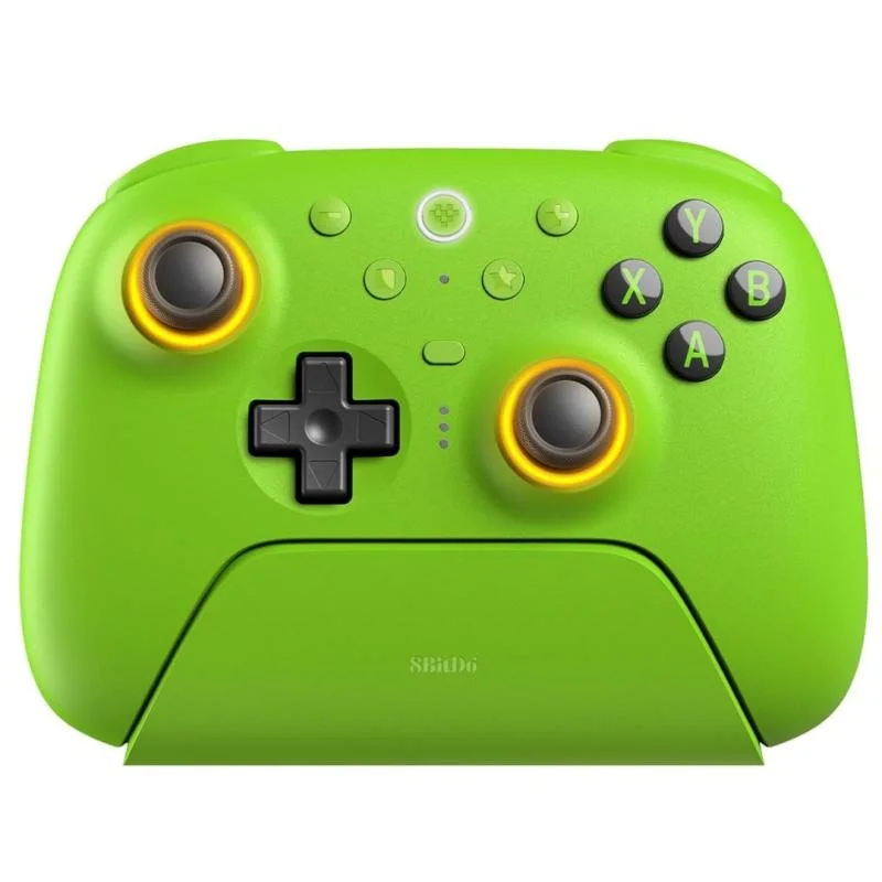 8Bitdo Ultimate 2 Kablosuz Oyun Kolu Windows & Android Uyumlu Hall Effect 2.4G Controller Yeşil