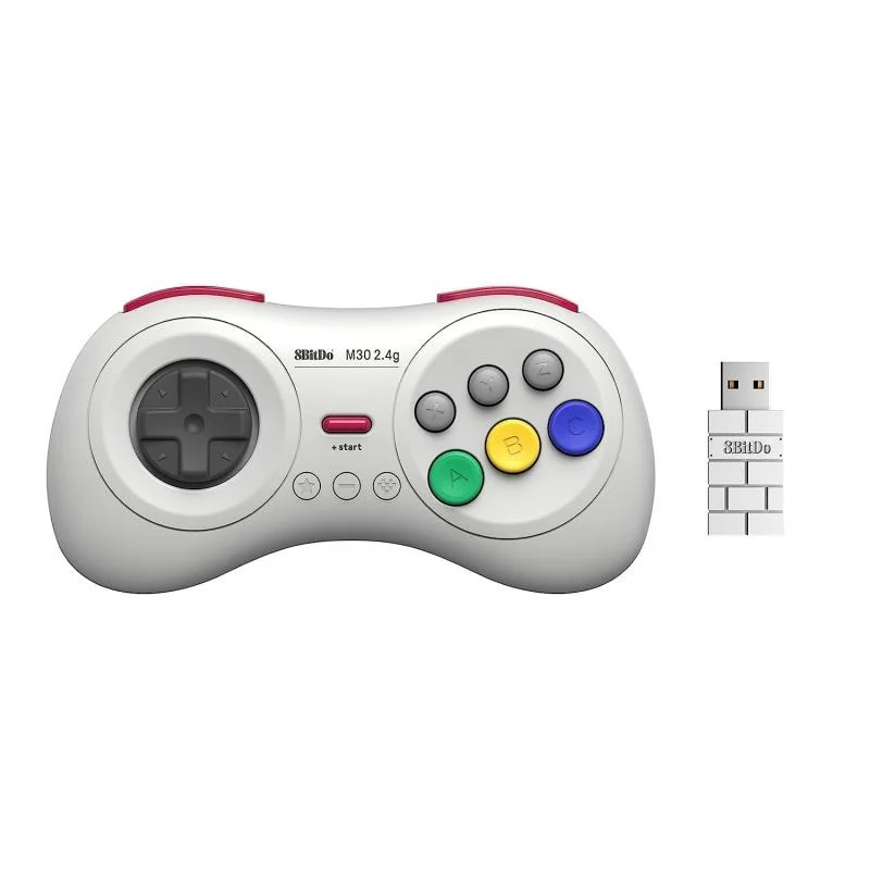 8Bitdo M30 2.4G Kablosuz Gamepad Oyun Kolu Nintendo Switch ,Sega Genesis Mini ve Mega Drive Mini Uyumlu