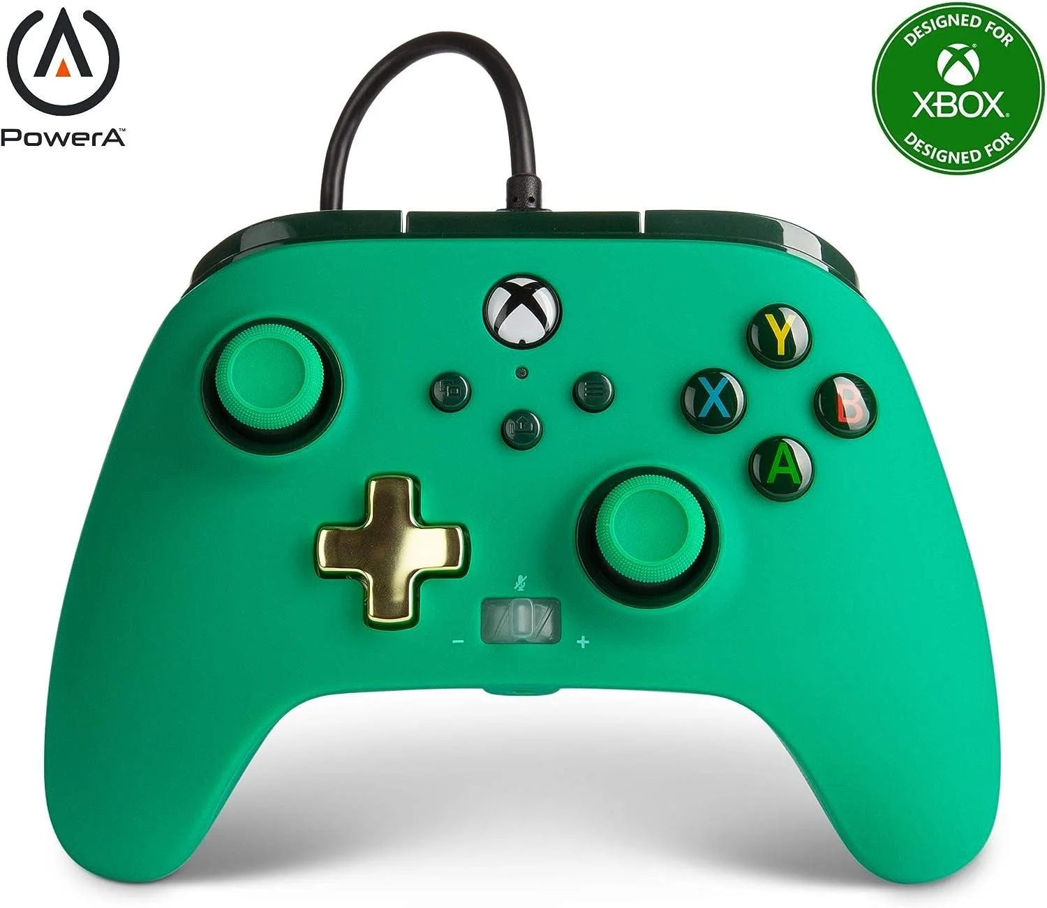 PowerA Xbox Kablolu Oyun Kolu Lisanslı Green Series X S Uyumlu