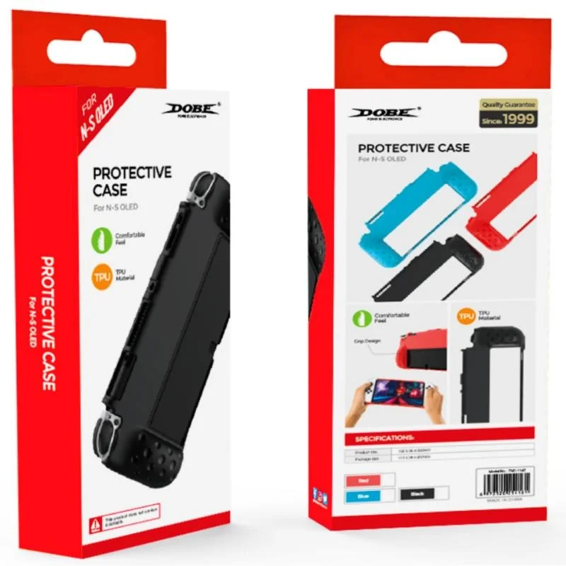 Nintendo Switch Oled Arka Koruma Kabı Grip Tutacak Tpu