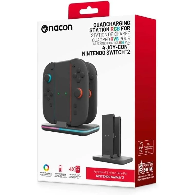 Nacon Nintendo Switch 2 Dock Şarj İstasyonu