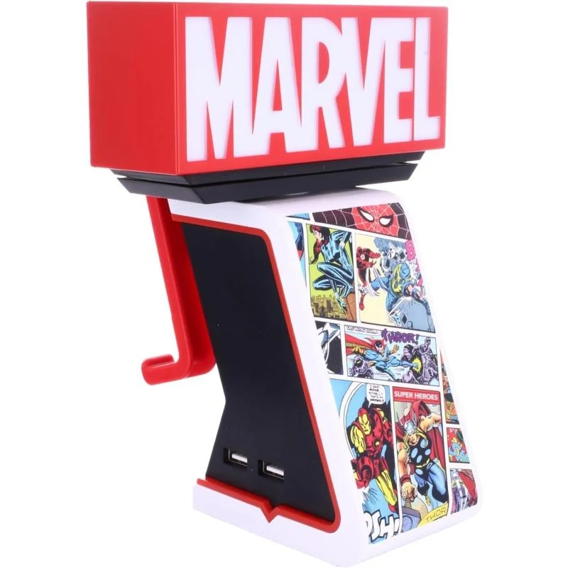 Marvel Comics Işıklı Stand Dualsense Dualshock Oyun Kolu Tutucu Telefon Uyumlu Cable Guys Lisanslı Orijinal