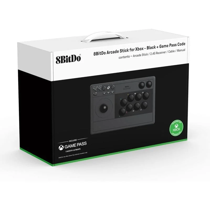 8Bitdo Arcade Stick Kablosuz Xbox Series, Xbox One Series Ve PC Uyumlu Siyah