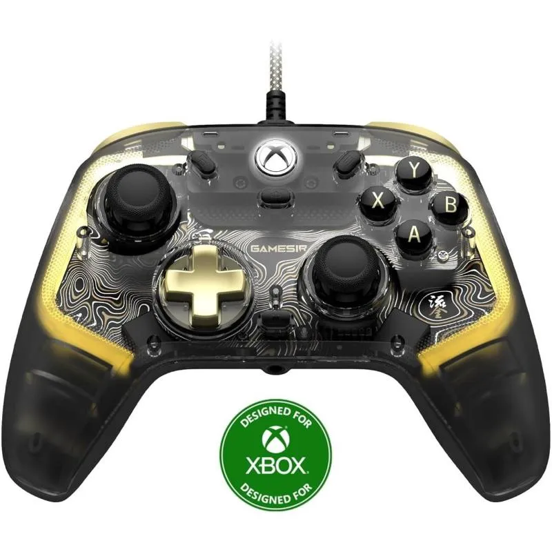 Gamesir KALEID FLUX Kablolu Hall Effect Controller Xbox Series X|S, Xbox One ve Windows Siyah