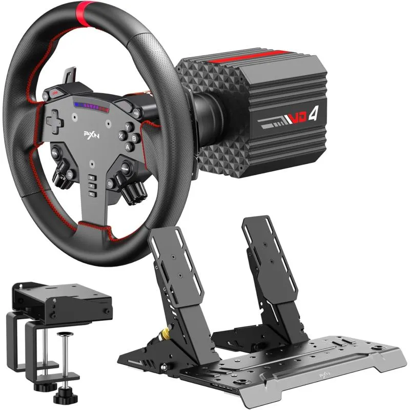 PXN VD4 Bundle Direct Drive PC Uyumlu Direksiyon Seti